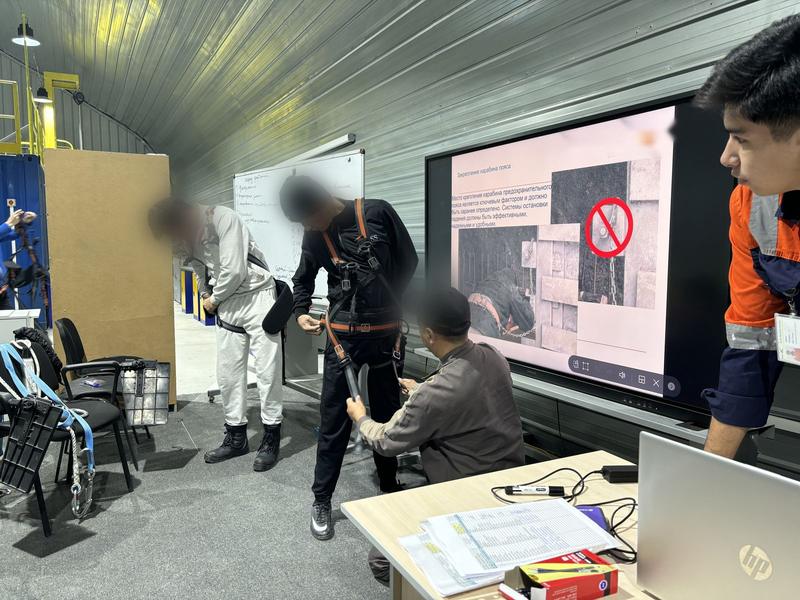 Подгонка страховочной привязи